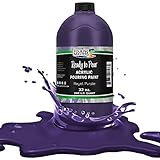 Pouring Masters Royal Purple Acrylic Ready to Pour Pouring Paint – Premium 32-Ounce Pre-Mixed...