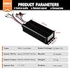 3-Mode Sine Wave Controller 48-72V 100A 24 Mosfet for E-Bike Motor 3000-5000W Electrics Bike Scooter Engine Motor Hall Sensor Lithium Conversion Controller with Light Function for Enhanced Efficiency #2