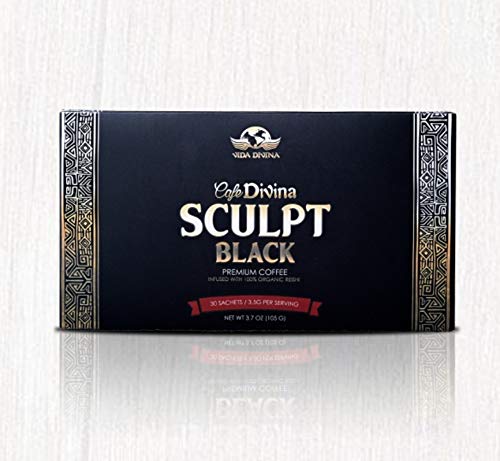 Cafe Divina SCULPT BLACK - PLAN 30 días  - Supresor del Apetito - Control y PERDIDA de PESO
