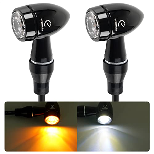 evermotor E-mark CNC 12V 2 Pcs E32 Mini LED Indicator Motorcycle,...