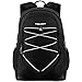 TOURIT Sac à Dos Isotherme Imperméable Ultra Léger 25L pour Picnic Camping Voyage Randonnée, Noir