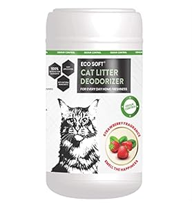 Eco Soft Cat Litter Deodorizer, Strawberry Fragrance