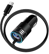 Samsung Car Charger 48W Super Fast USB C Android Car Phone Charger Adapter Cigarette Lighter Char...