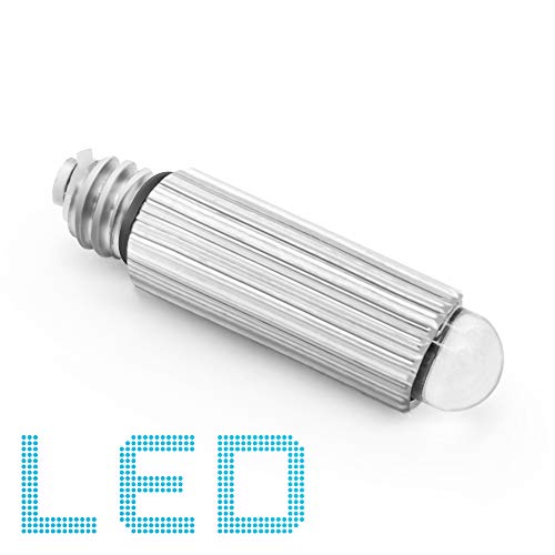 AIESI® Lampadina di ricambio LED a luce bianca per lame laringoscopio Macintosh e Miller a luce convenzionale