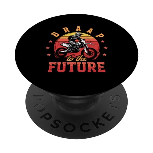 Braap Al Futuro | Motocross Motocross | Dirt Bike PopSockets PopGrip Intercambiable Braap Al Futuro | Motocross Motocross | Dirt Bike PopSockets PopGrip Intercambiable