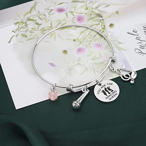 KEYCHIN Mam ma Theater Bracelet Donna and The Dynamos Fans Gift You Are The Dancing Queen Jewelry For Music Drama Fans (Dancing Queen Br-S)3