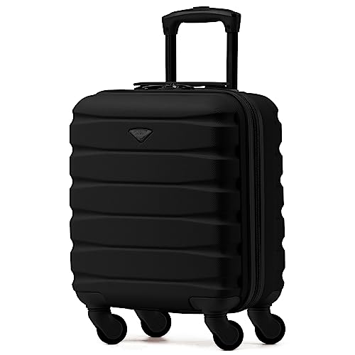 Flight Knight EasyJet Cabin Bag 45x36x20, Underseat, Lightweight Small Durable 4 Wheel Cabin Suitcase, Maximum Carry-On Size, ABS Hard Shell, 10kg Hand Luggage Bag- 45 x 36 x 20 cm Travel Bag