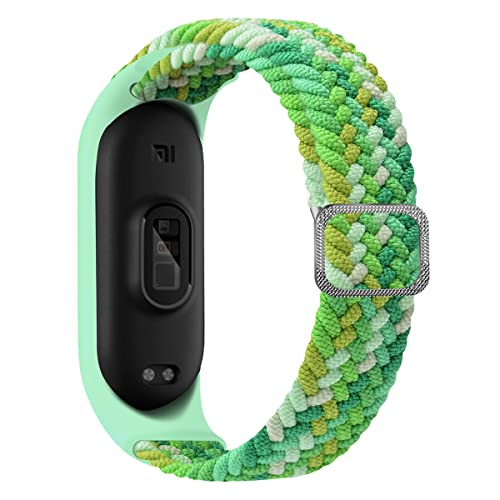 Mi-Case Correa de Repuesto Elástica Compatible con Xiaomi Mi Band 6/5/4, Moda Transpirable, Adecuado para Mujeres y Hombres,...