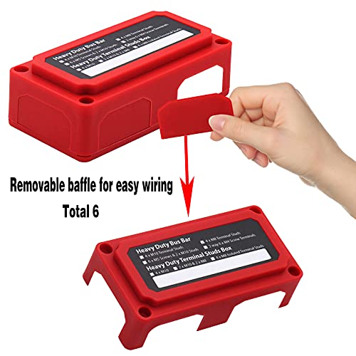 Barra de autobús 300A 12V/24V/48V DC con - Imagen 7