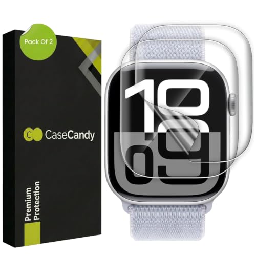Image of BIGFACE Casecandy - (Pack 2) Screen Protector for Apple Watch 42mm Series 11 /10 | HD Screen Guard for Apple Watch Series 10 / Series 11 42mm - HD /Easy Installation Kit /Bubble Free Technology