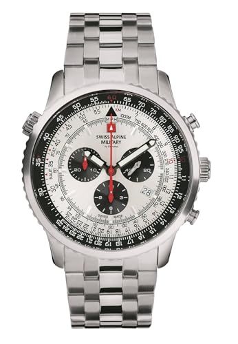 Swiss Alpine Military 7078.9132 chronograaf Heren Horloge 45 mm