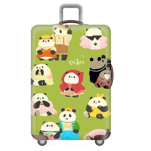 Fundas para Maletas,Estampado De Panda Y Flores Fundas para Equipaje De Viaje,Protector De Maleta Grande,EláStico,Lavable,AntiarañAzos,Luggage Cover,NiñOs,NiñAs,Adultos (Color 3,XL(29-32inch))