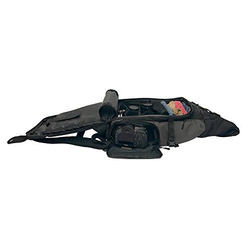 PRVKE Travel and DSLR Camera Backpack with Laptop/Tablet Sleeve and Rain Cover - Rugged Photography Bag - Photography Bundle (31 L, Black)