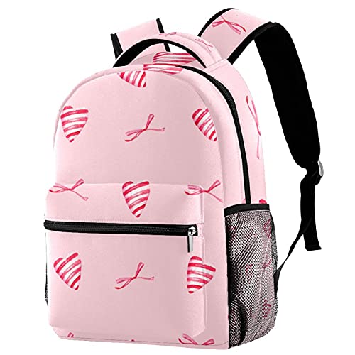 Sac à dos voyage cœur rose le cadeau idéal pour filles et garçons