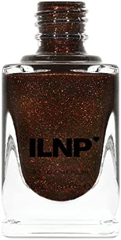 ILNP Overnight Bag - Espresso Brown Holographic Nail Polish