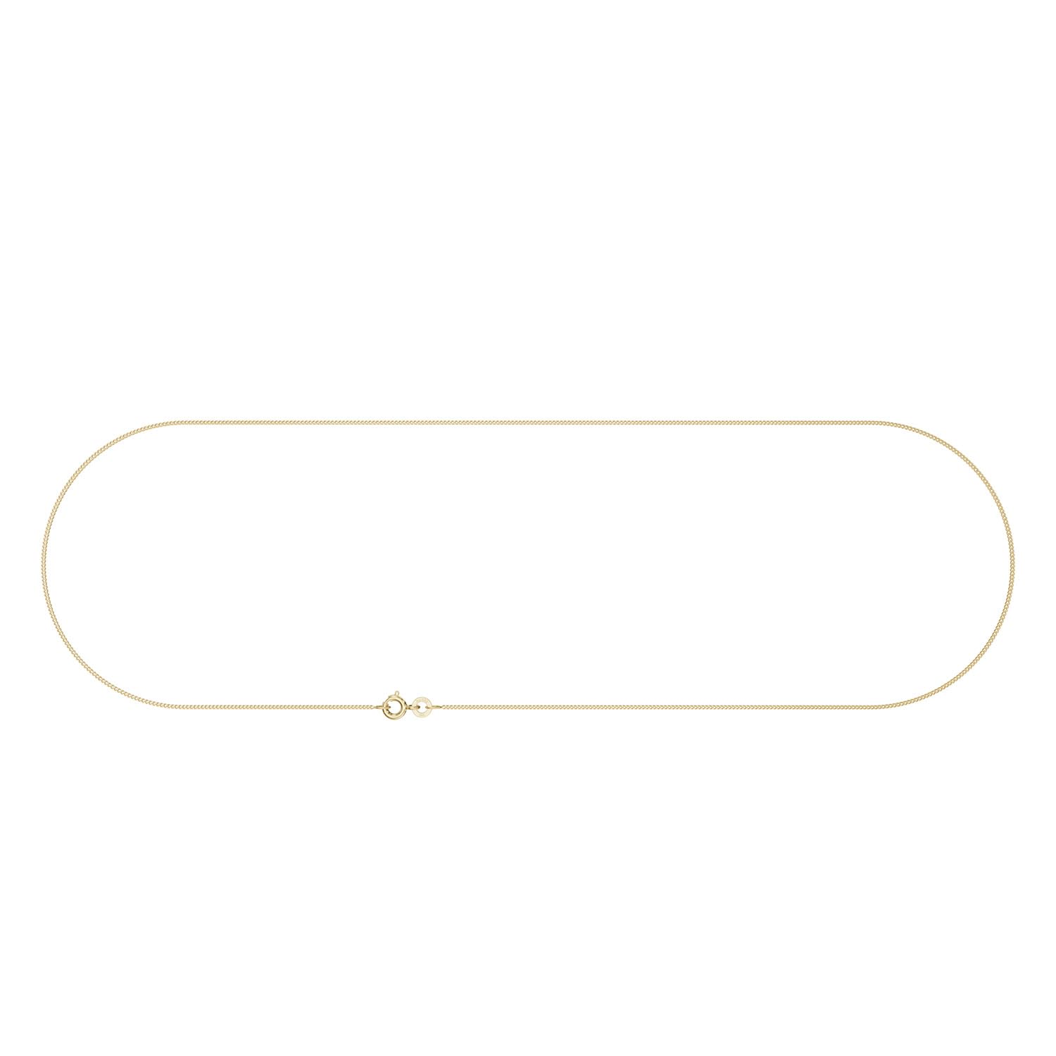 Filigrane feine Goldkette Panzerkette Breite 0,8mm - 333-8 Karat Gold