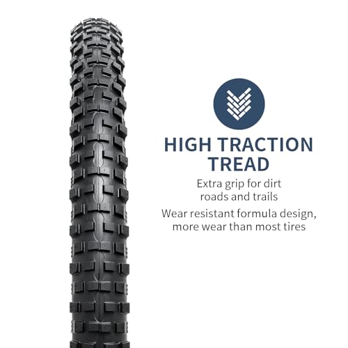YUNSCM 2-PCS 24″ Mountain Bike Tires 24×2.30/56-507