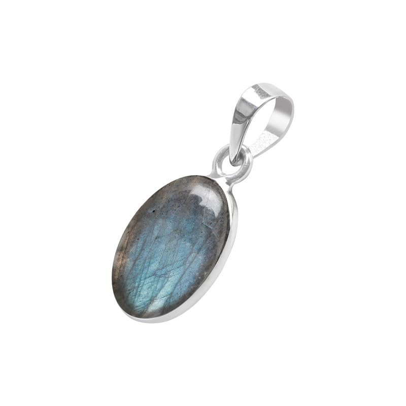 Miniatura 8 de Mystic Topaz Stone 925 Sterling Silver Pendant For Women Girls Gift, Natural Gemstone Pendant Necklace, Handmade jewellery Pendant, Solitaire