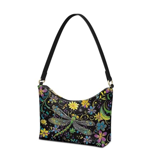 Image of Handbag for Women Leather Underam Shoulder Bag with Zipper Fashion Work Purse Waterproof Travel Wallet