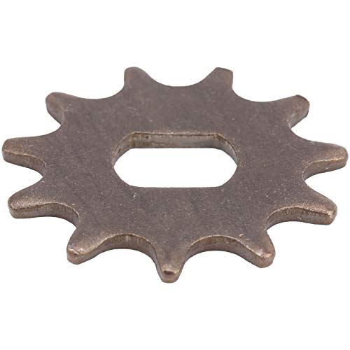 QANYEGN 11 Teeth Steel Sprocket, Cycling Chain Sprocket, Cycling Chain Wheel Replacement Part Square Hole 0.5 x 0.7in Inner Diameter