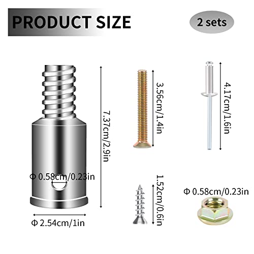 image for Sliverdew 2 Pcs Threaded Tip Replacement,Ultra Threaded Tip Repair Kit