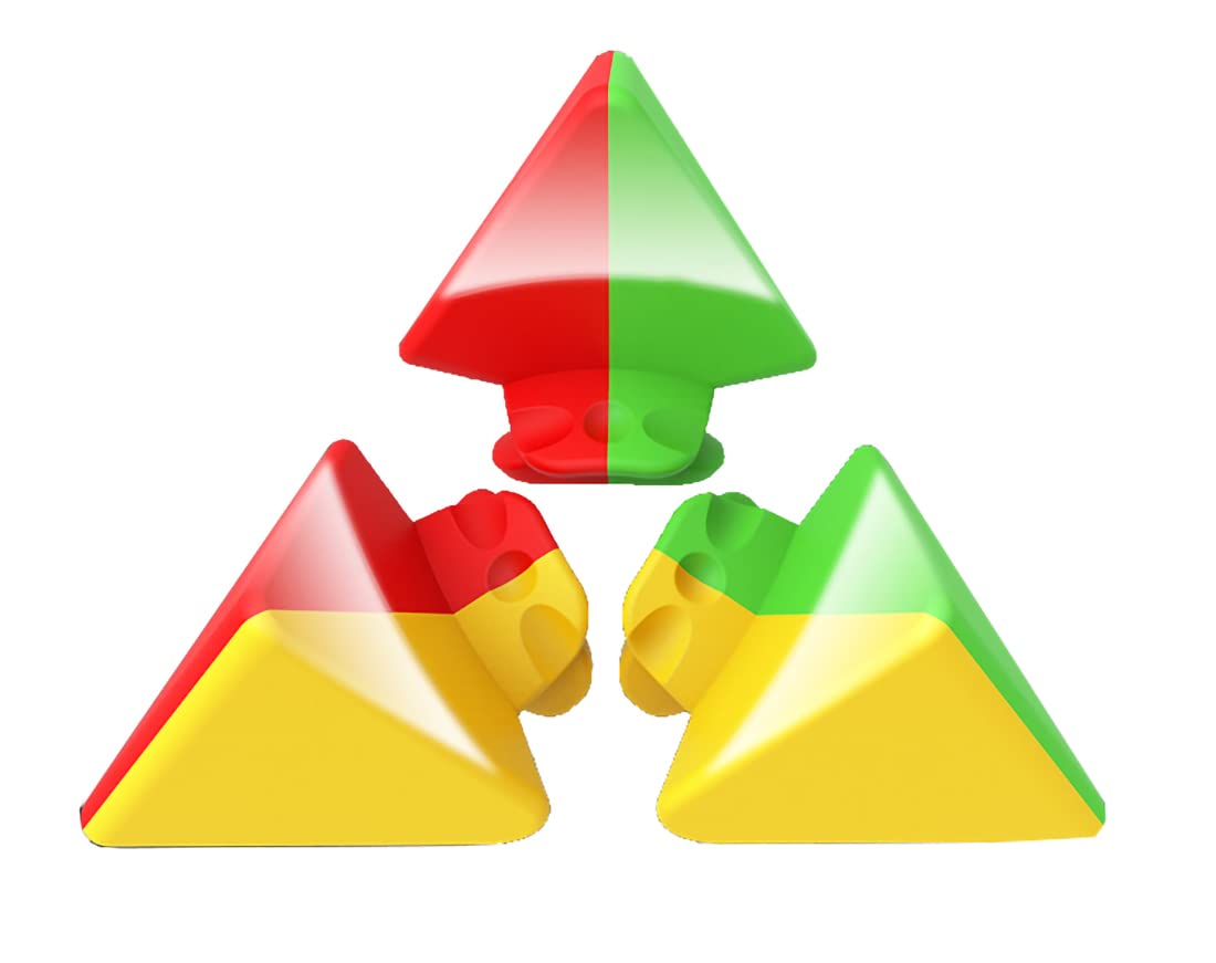 Pirámide Speed Cube Sin Pegatinas – Cubo Mágico Triangular De Aprendizaje Para Principiantes Y Profesionales, Regalo Educativo