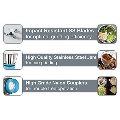 Cello Mixer Grinder Ertiga, 750 W, Blue The Connection