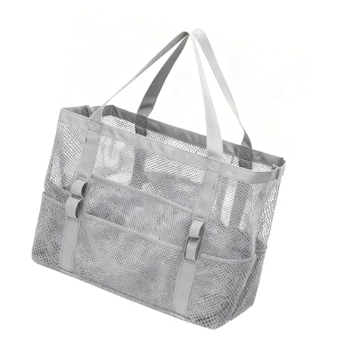 Sac de plage en maille Drfeify pliable grand format pour piscine - 7