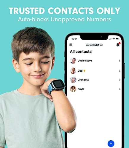 Jrtrack 2 Se Smart Watch For Kids By Cosmo | 4G Phone Calling & Text Messaging | Sim Card & Flexible Data Plans | Gps Tracker Watch For Kids | Children’s Smartphone Alternative (Black) #TOP4