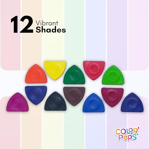 Image of MAPED Magic Stone (12shades colors) Combo-Pack of 5|Triangular Ergonomic Colors for easy holding|Non-Toxic, Strong & Long lasting | Mini Highlighters| Return Gift set| Fun,Clean, Safe & Compact