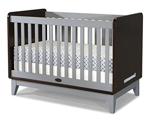 Zutano Tivoli Convertible Crib, Espresso/Cloud