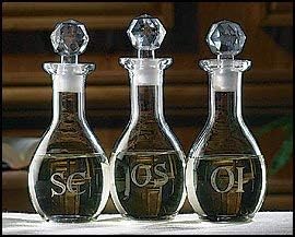 Christian Brands Etched Ambry Set