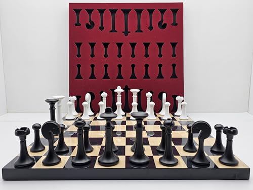 Set de Ajedrez Grande 15.7 pulgadas con piezas de zinc miniatura 1
