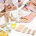 500 Pcs Assorted Waxing Sticks,4 Shapes and Sizes of Wooden Applicator Sticks for Body Legs Face Hair Removal or DIY Craft Projects