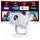 プロジェクター 小型【TOPTRO-3年保証＆Android TV 搭載＆400g超軽量】短距離投影 27000LMプロジェクター家庭用 高輝度 ［1080P&4K対応・WIFI6&Bluetooth5.4］自動台形補正 IOS/Android/パソコン/DVD/PS機/SWITCH接続可ミニTP2