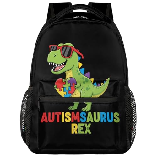 Mochila de viaje con dinosaurio para estudiantes y trayectos urbanos