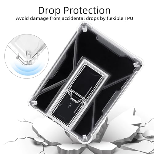 Walnew Clear Stand Case For 6 Inch Kindle 11Th Generation 2024 And 2022, C2V2L3 Soft Transparent Tpu Cover With Enhanced Corners For 6 Inch Kindle 11Th Gen 2022 And 2024 Releases thumb #3