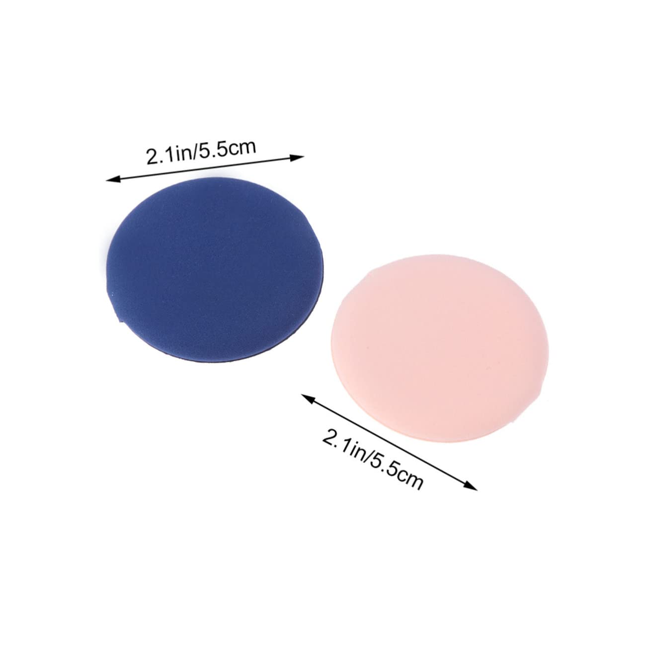 Ipetboom Makeup Sponge Blue Skin Color Powder Puff for Cream Liquid Foundation and Face Powder Dry Wet Use Safe for Sensitive Skin