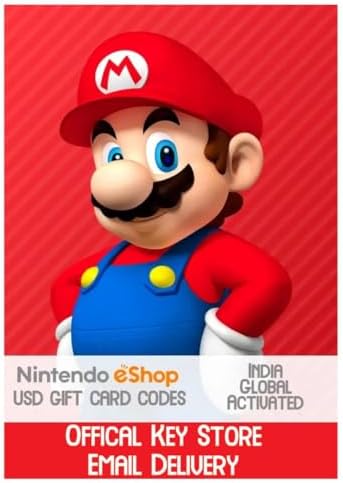 Nintendo 20 USD Global Gift Card Code Only Prepaid Voucher - Email Delivery