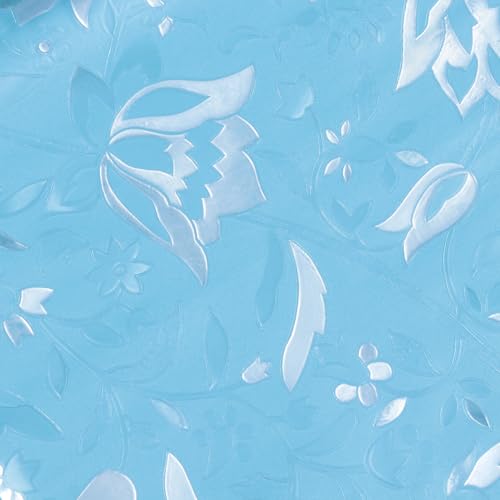 Vinilo adhesivo frosted con patrón de tulipán 200x45 cm miniatura 7
