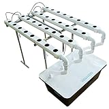 CARACTERÍSTICAS DE HIDROHUG 32 Dimensiones : 120cm(largo), 80cm(ancho), regulable de 80 a 100cm (altura) Depósito de 80 litros Bomba de riego de 2500 litros/hora 4 canales hidropónicos con capacidad de 8 plantas Canal NFT : El canal NFT para cultivo hidropónico utilizado en Hidrohug 16 es de calidad alimentaria y cumple todos los standares de la Unión Europea respecto a lo que se refieres a canales para su uso en sistemas hidropónicos. Estructura de acero galvanizado 32 maceteros Feltpot