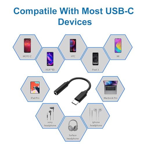 Image of SAMSUNG C to 3.5 mm USB TYPE C Audio Jack Connector, Headphones Jack Converter Compatible with Galaxy S8 Plus, S9, S9 Plus, S10 Plus,S10 Lite,S23 Ultra,S20 FE, S21, S20, S22 & Other Samsung Devices