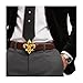 TFJ Men Women Western Fashion Belt Buckle Gold Metal Fleur De Lis Flower Lily French