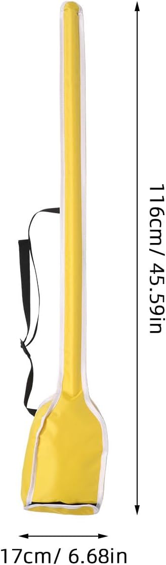 Toddmomy Portable Fencing Equipment Bag for Sabre and Accessories, Yellow Oxford Cloth with High Visibility Multipurpose Design, for Competitive Events and Daily Practice, Lightweight