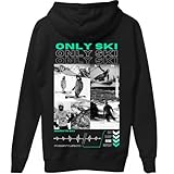 SUDADERA SNOWBOARD SKI: Una sudadera personalizable con foto y texto para esquiadores y snowboarders. Escoge un diseño personalizable y personaliza tu regalo ideal de navidad o cumpleaños para tu pareja o amigo snowboarder o skier.