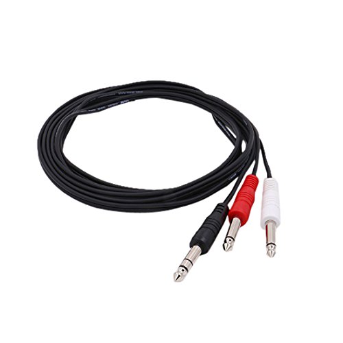 Cable Insert DS18 Mono 1/4" a Dual TS 10 pies miniatura 1