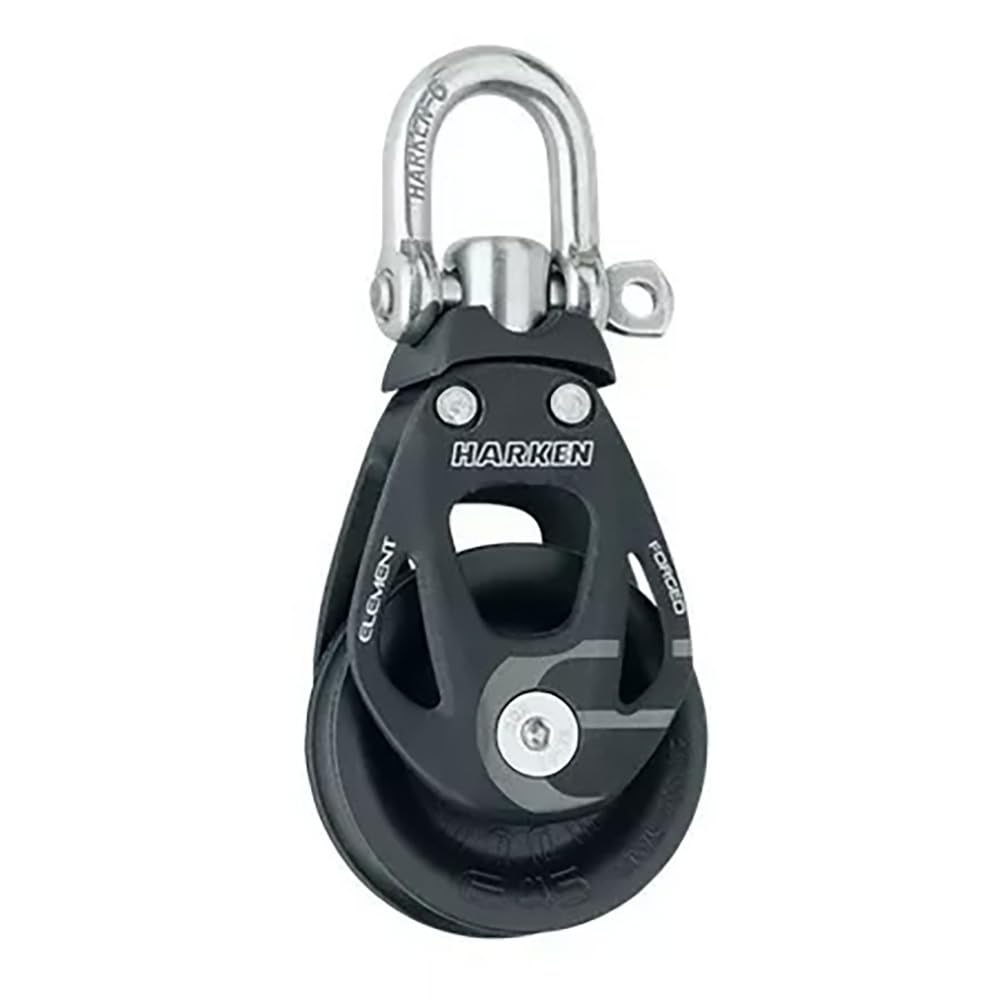 HARKEN Bozzello Element Semplice/girella Puleggia da 45 mm per Cima Fino a 12 mm