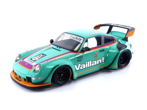 Miniature GT SPIRIT POR 911 993 RWB Vaillant 2022 à l'échelle 1/18