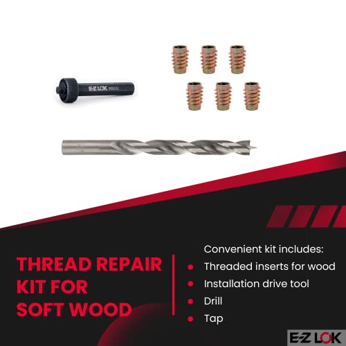 Kit de réparation de filetage hexagonal M8 avec perceuse pour pose précise