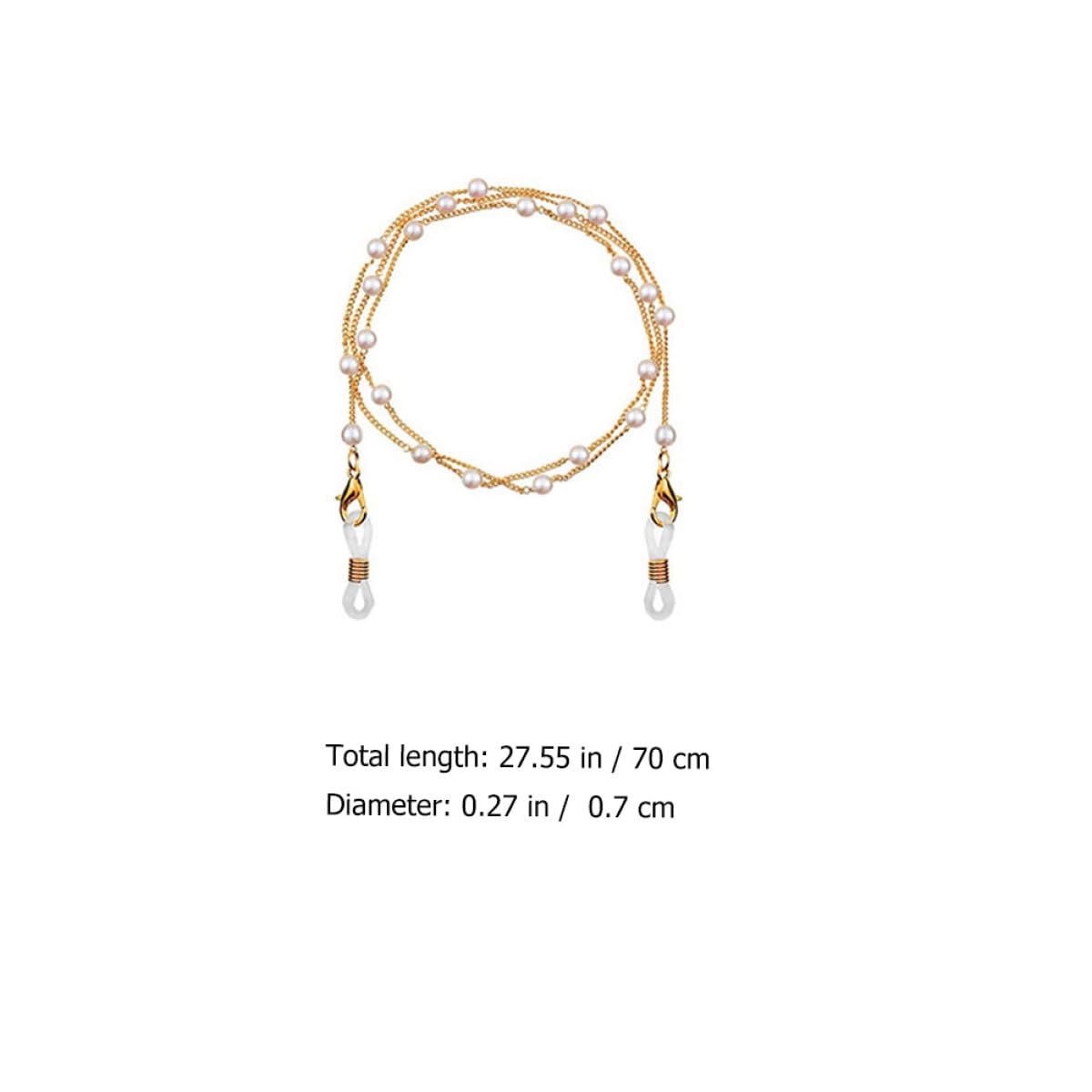 Healeved Brillen Verlust Kette Teiliges Set Verstellbare Brillenbänder Robustem Elegantes Design für Brillen Sonnenbrillen und Lesebrillen
